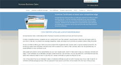 Desktop Screenshot of increasebusinesssales.com