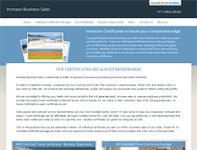 Tablet Screenshot of increasebusinesssales.com